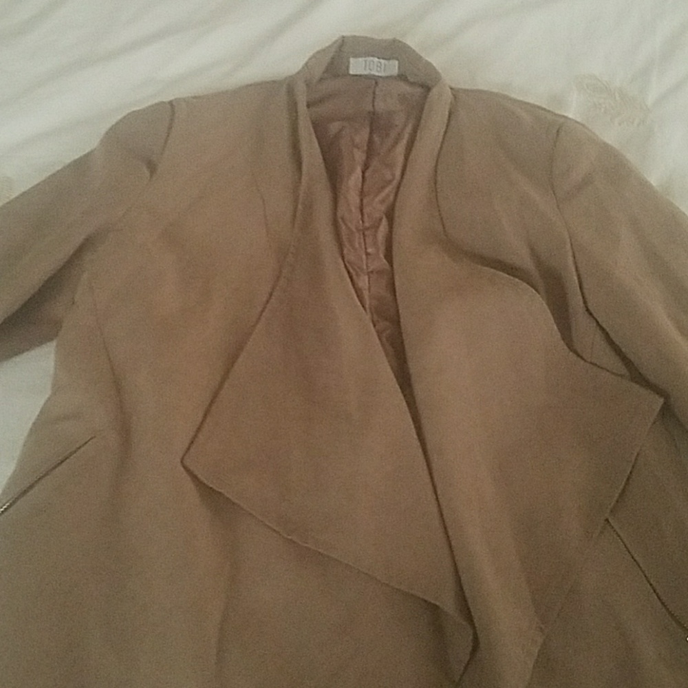 Beige cardigan jacket/ sweeter